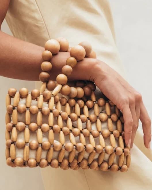 Cult Gaia Beaded Hand Bag  - Image 1