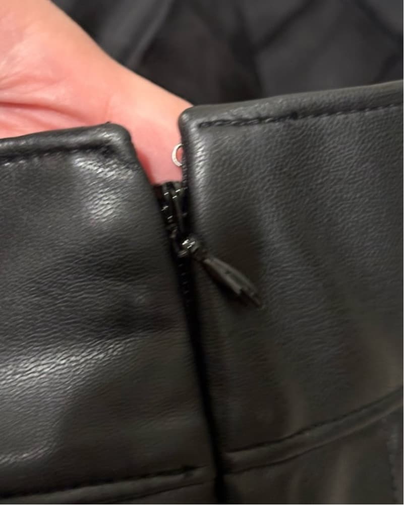 Abercrombie & Fitch Vegan Leather Skirt - Image 4