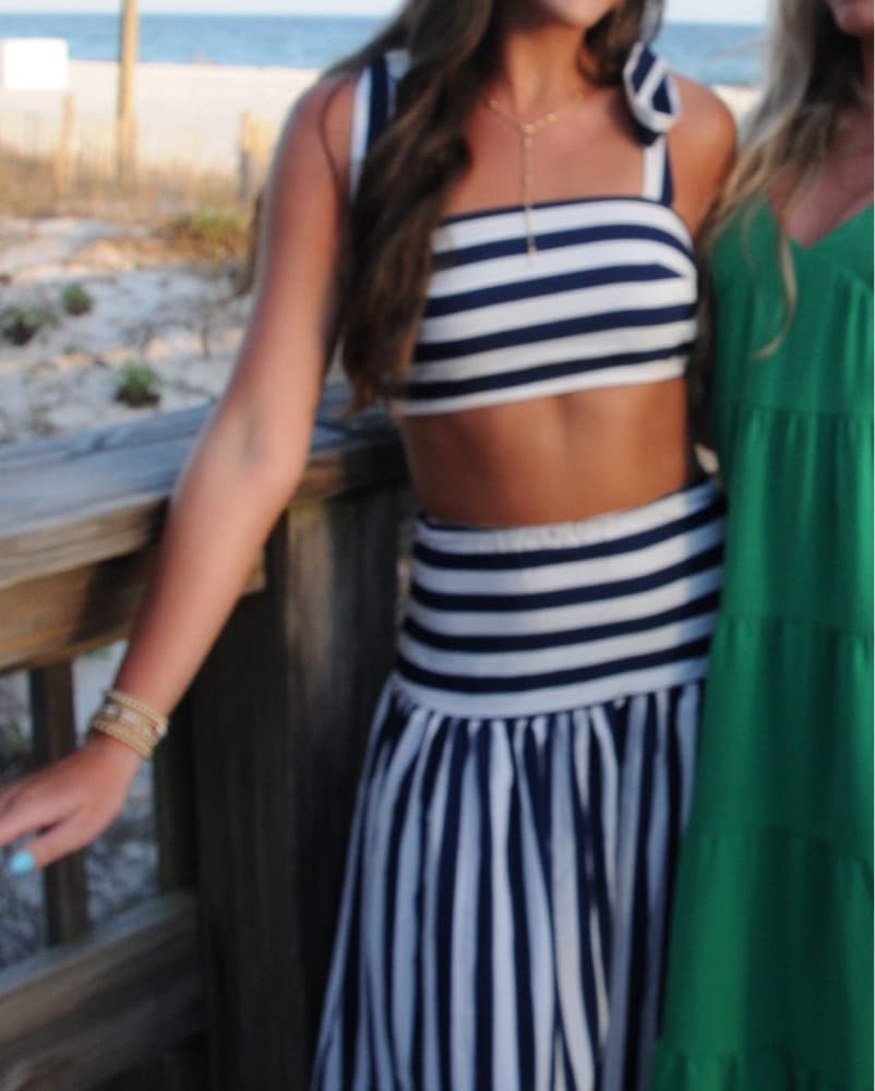 Navy Stripe Set - Image 2