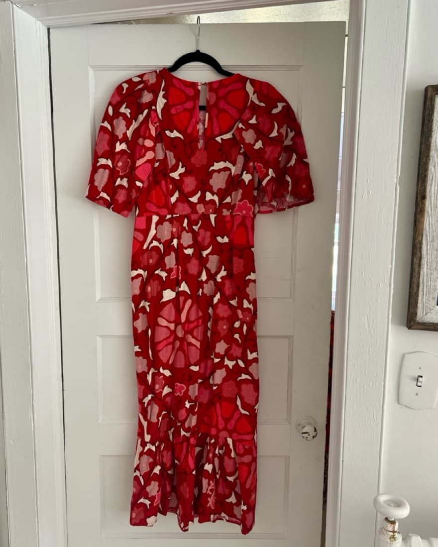 Rhode X Target Red Midi Dress - Image 4