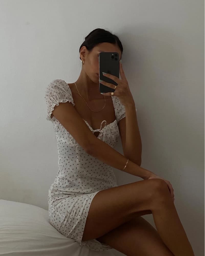 Princess Polly White Floral Sundress - Image 4