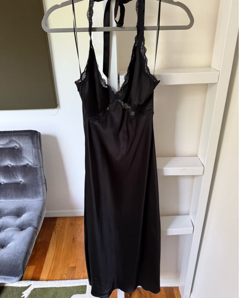 Reformation Nora Satin Slip Dress - Image 3
