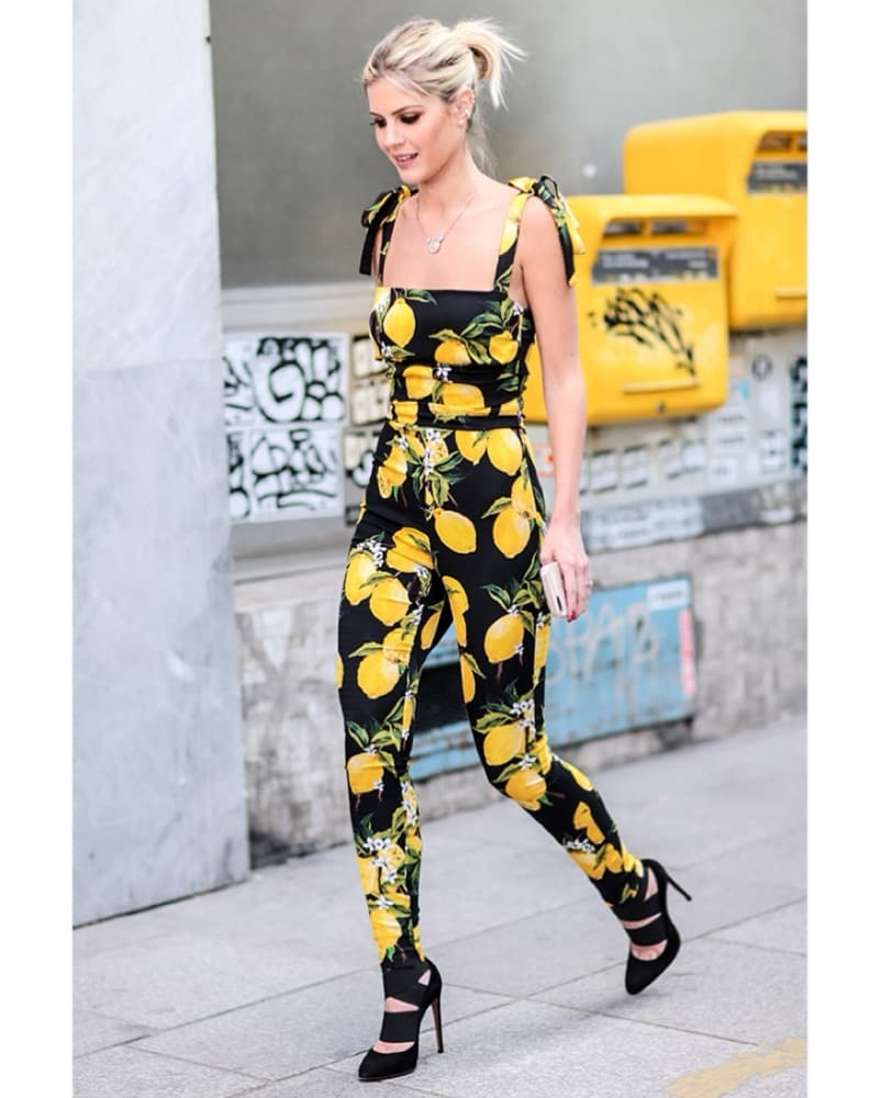 Lemon Print Silk Dolce & Gabbana Romper - Image 5