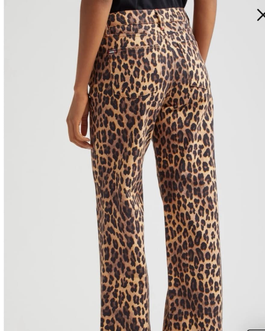Cheetah Print Jean  - Image 2