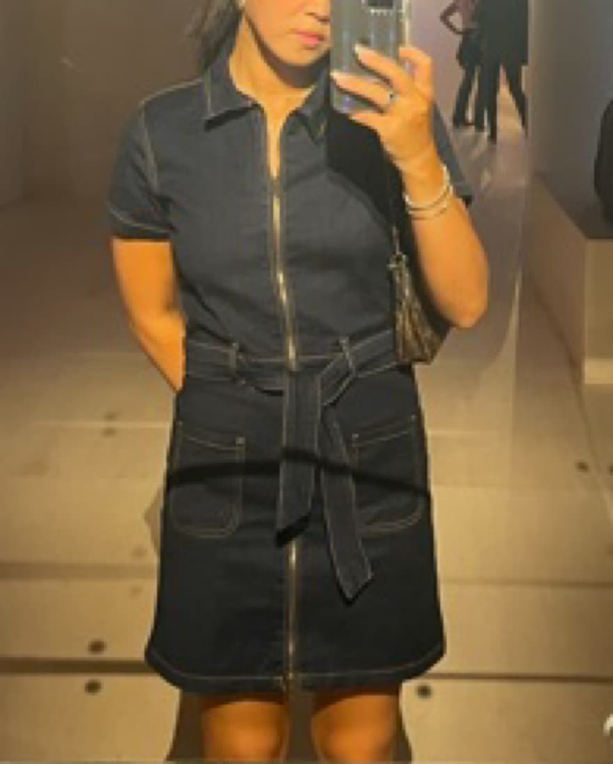Denim mini dress - Image 2