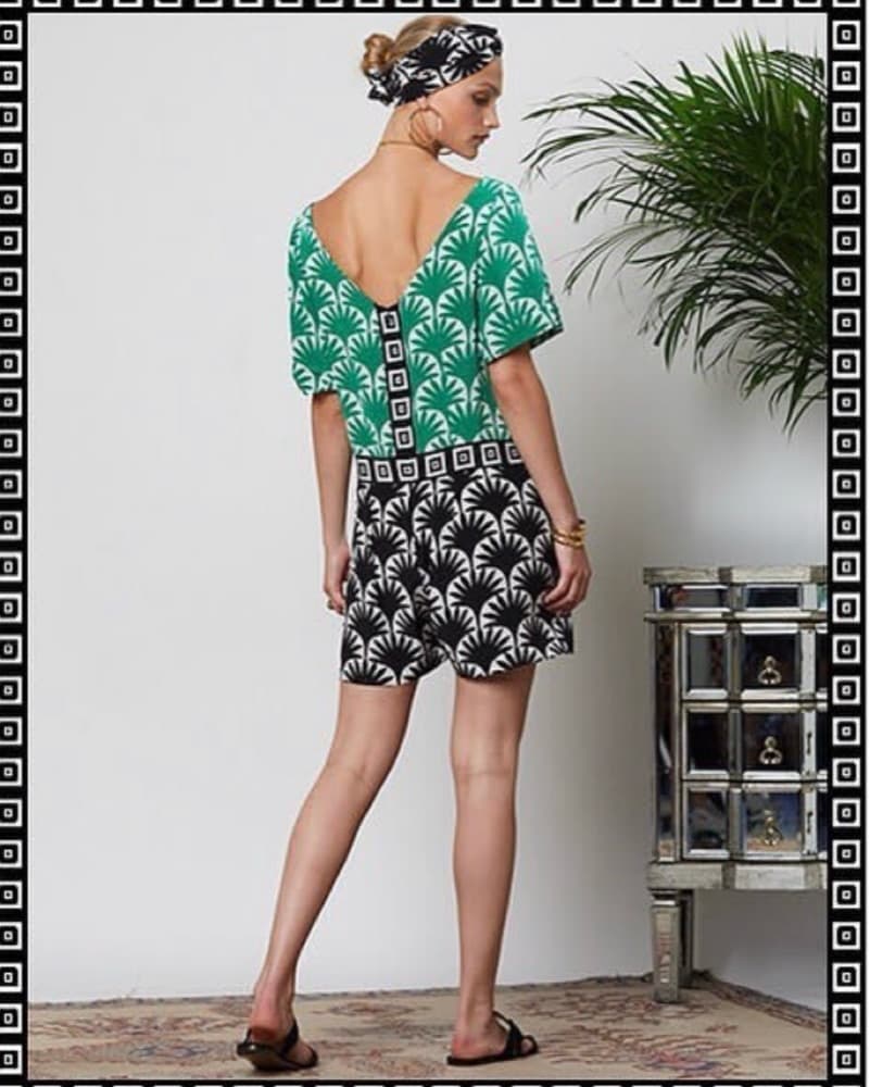 Hayley Menzies Marrakech Silk Playsuit M - Image 1