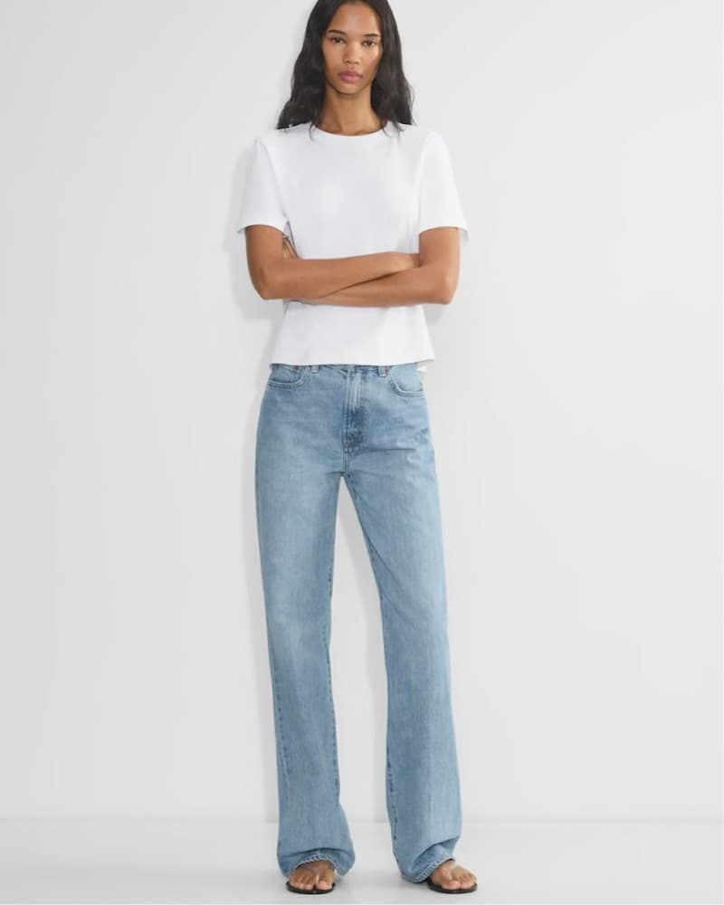 Denim Forum Jean Farrah Hi-Rise Wide - Image 2