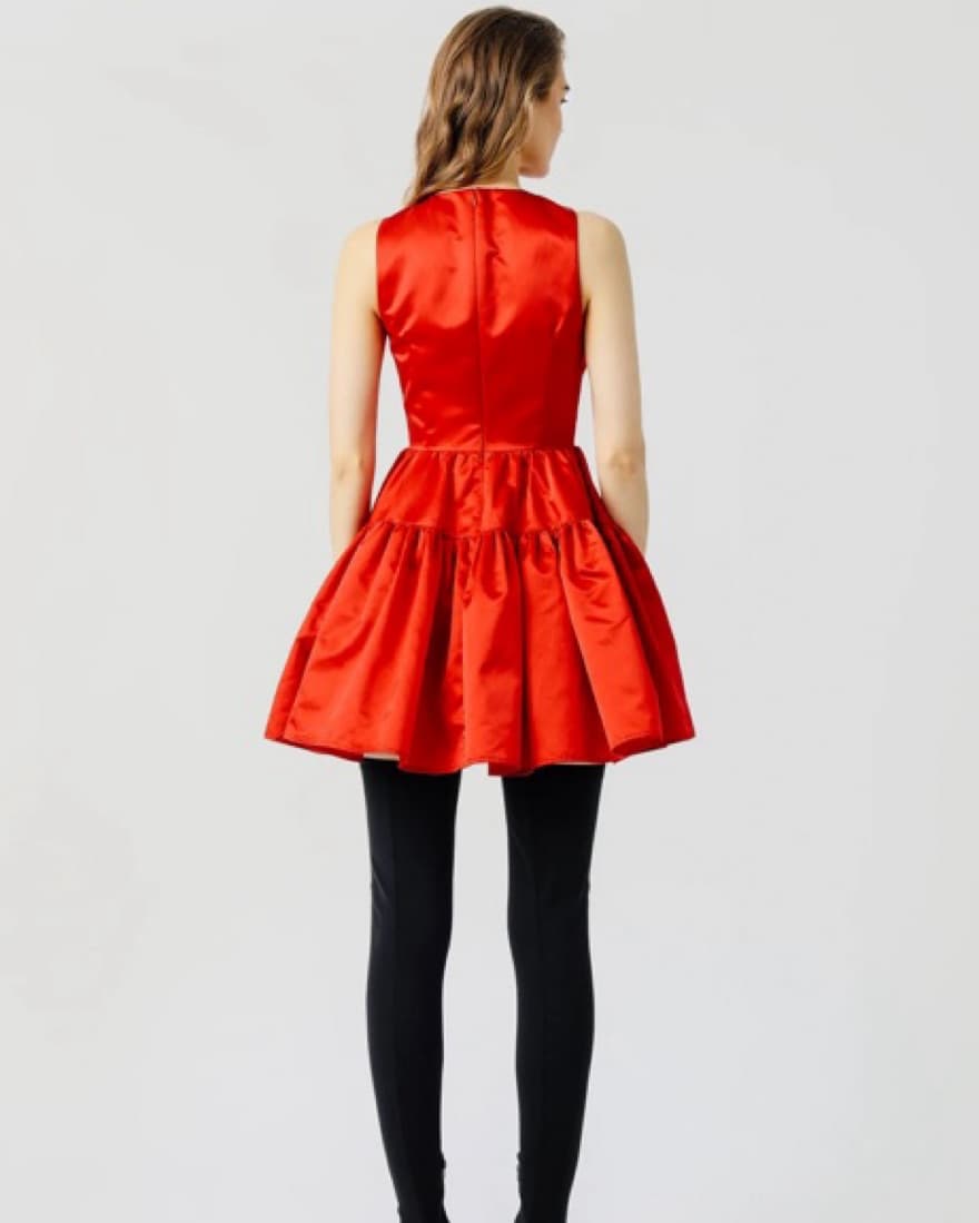 Sold Out Sau Lee Red Mini Dress - Image 4
