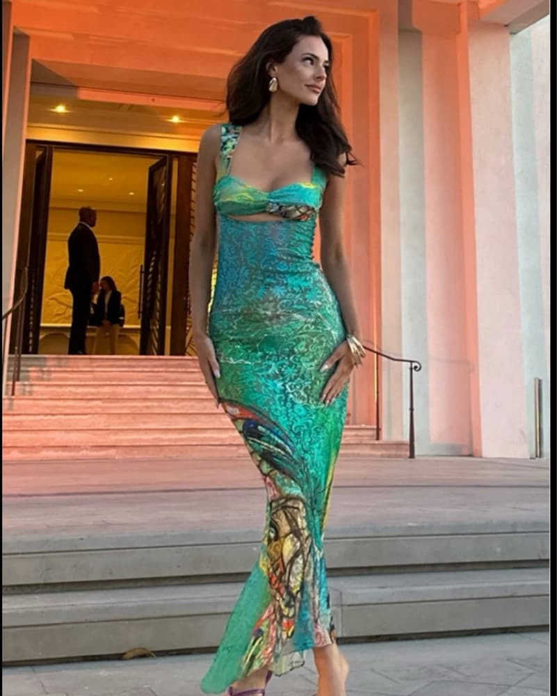 Siedres Luc Butterfly Dress - Image 2