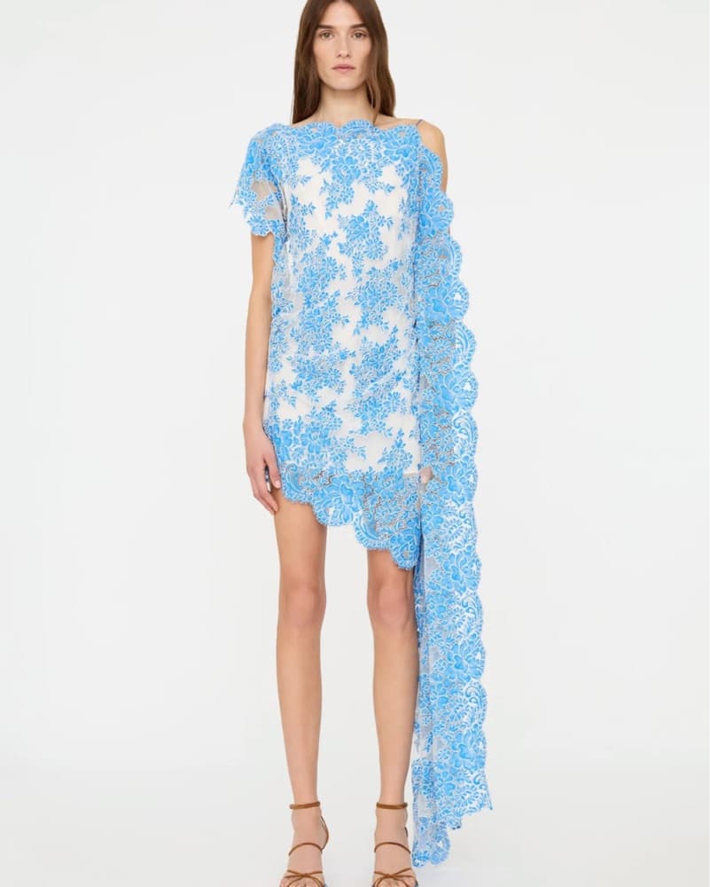 Christopher Esber Blue Floating Dress - Image 4