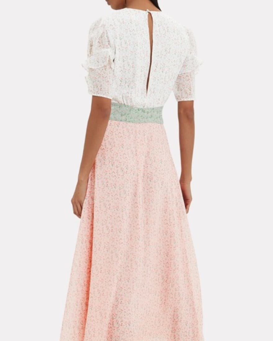Pastel Low Cut Dress  - Image 2
