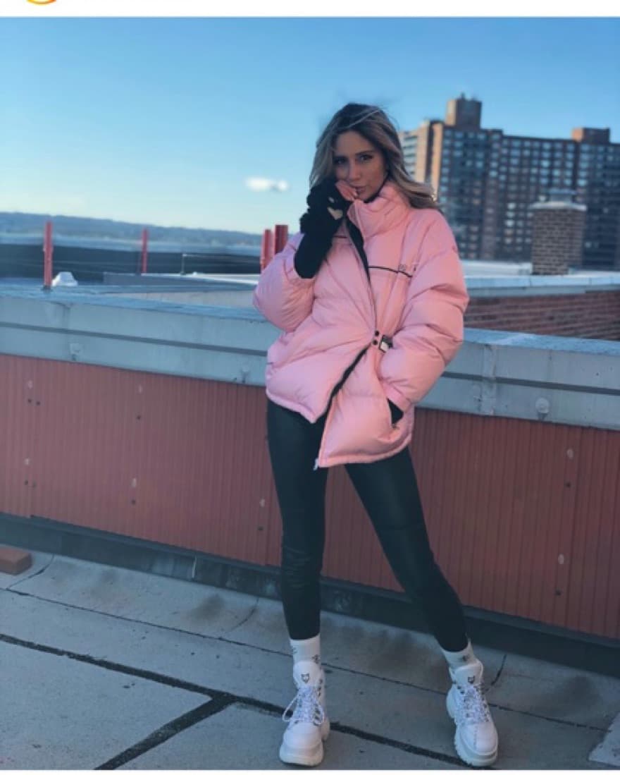 Prada Puffer Pink Jacket - Image 1