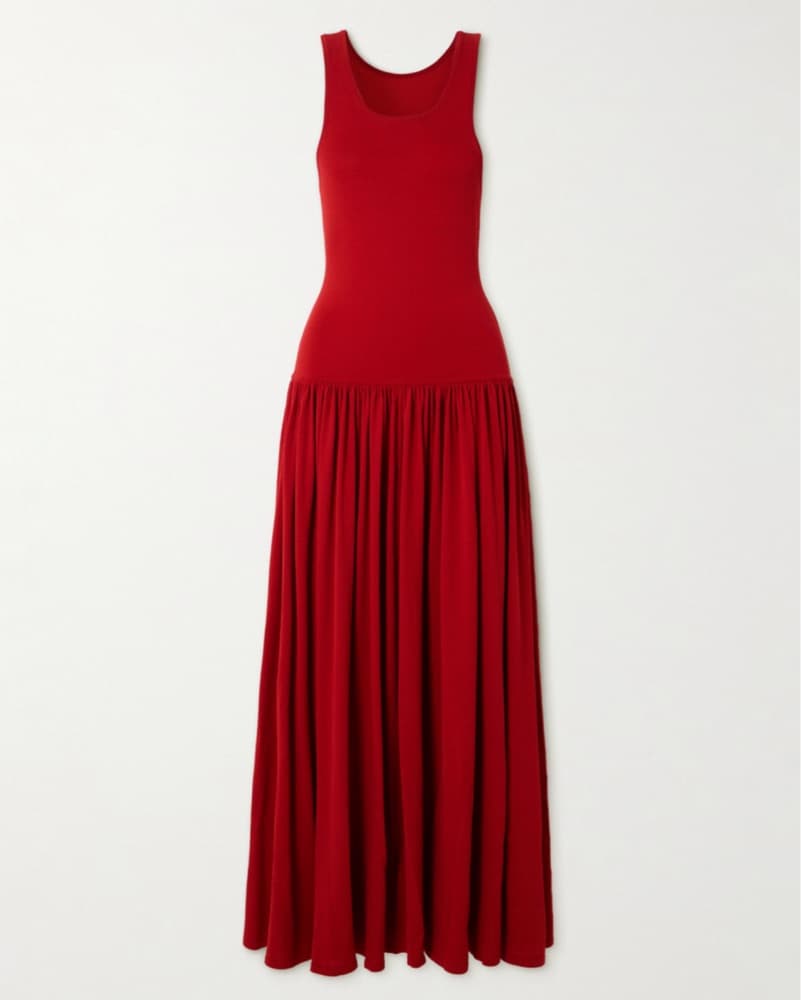 Vibrant Red Maxi Dress - Image 3