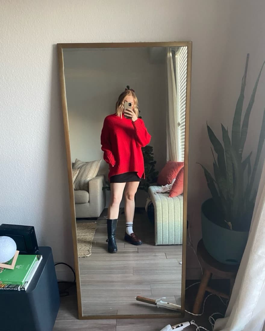 Black Mini Skirt - Image 2