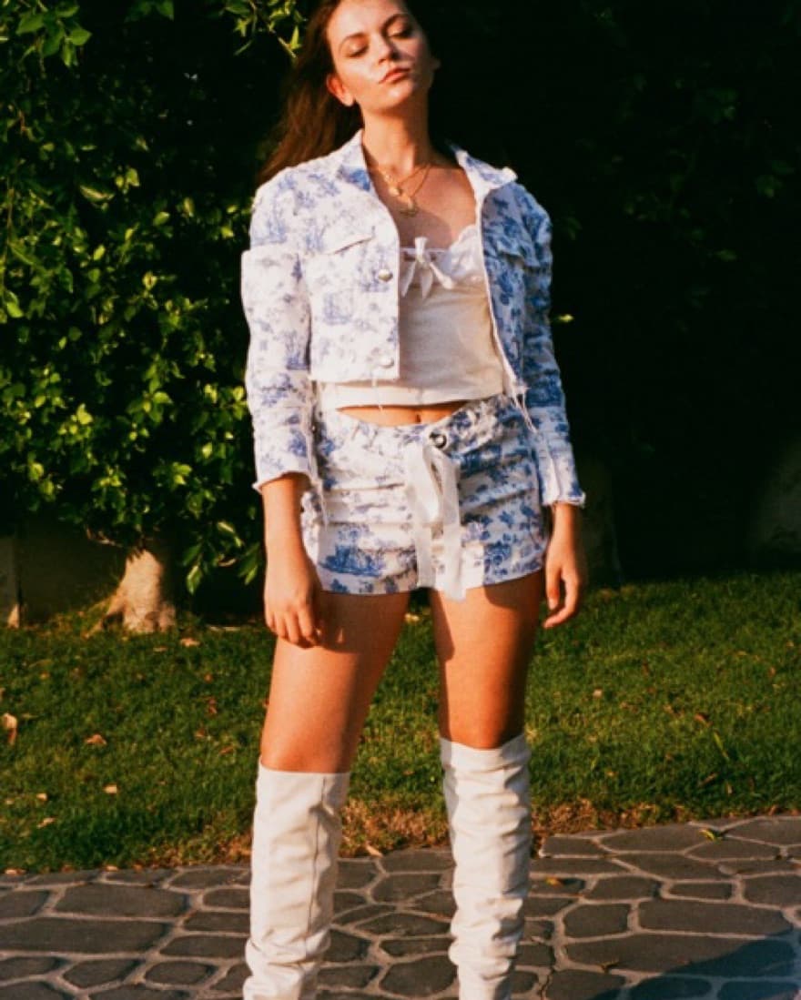 Delpine Cropped Jacket - Image 1