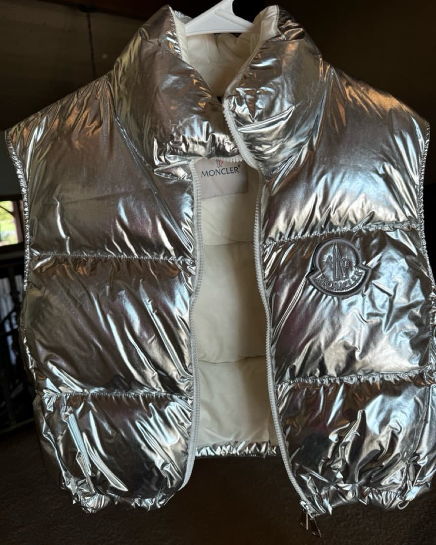 Moncler Metallic Vest - Image 1