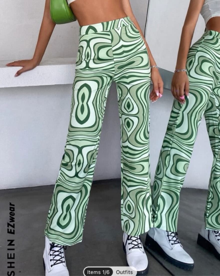 Green Shein Pants - Image 2