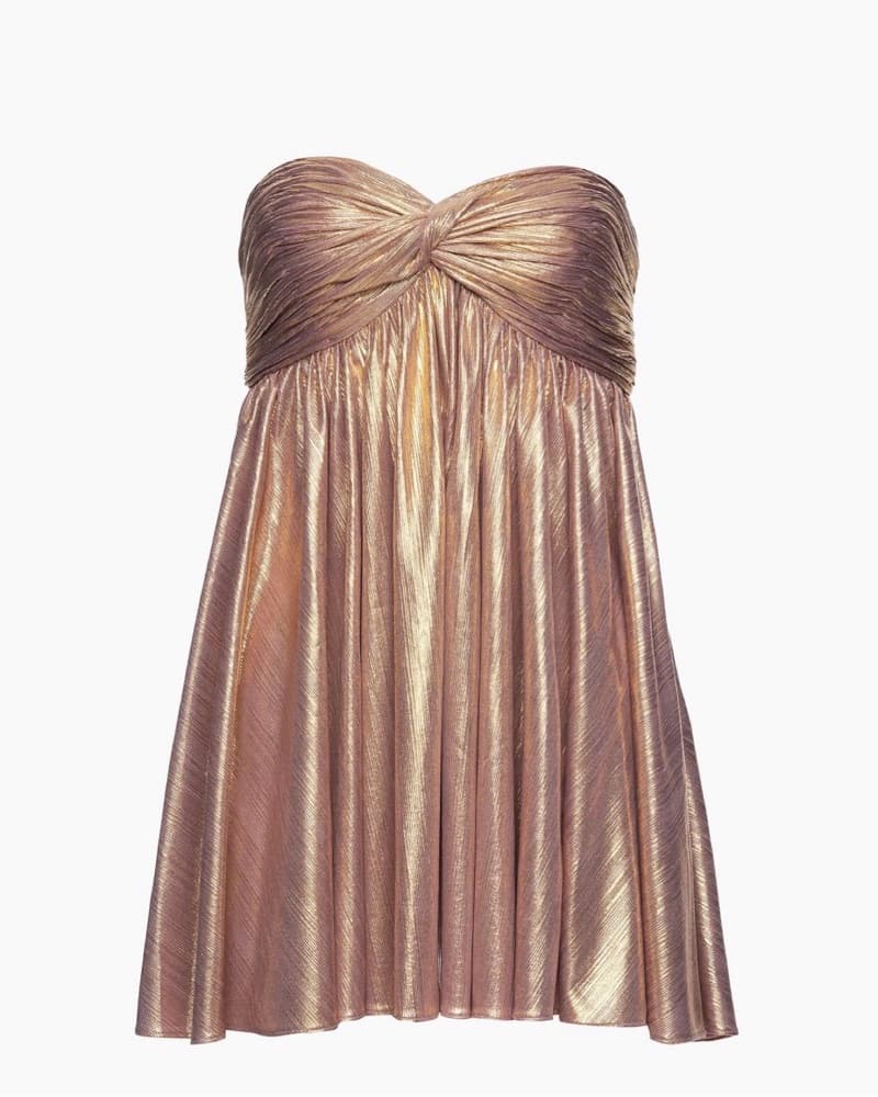 Shimmery Retrofete Strapless Dress - Image 2