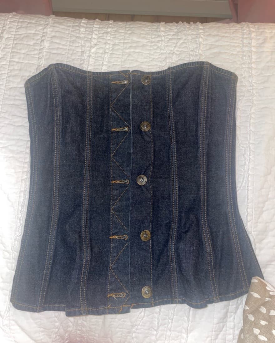 Bella Hadid Dolce Jean Corset  - Image 3