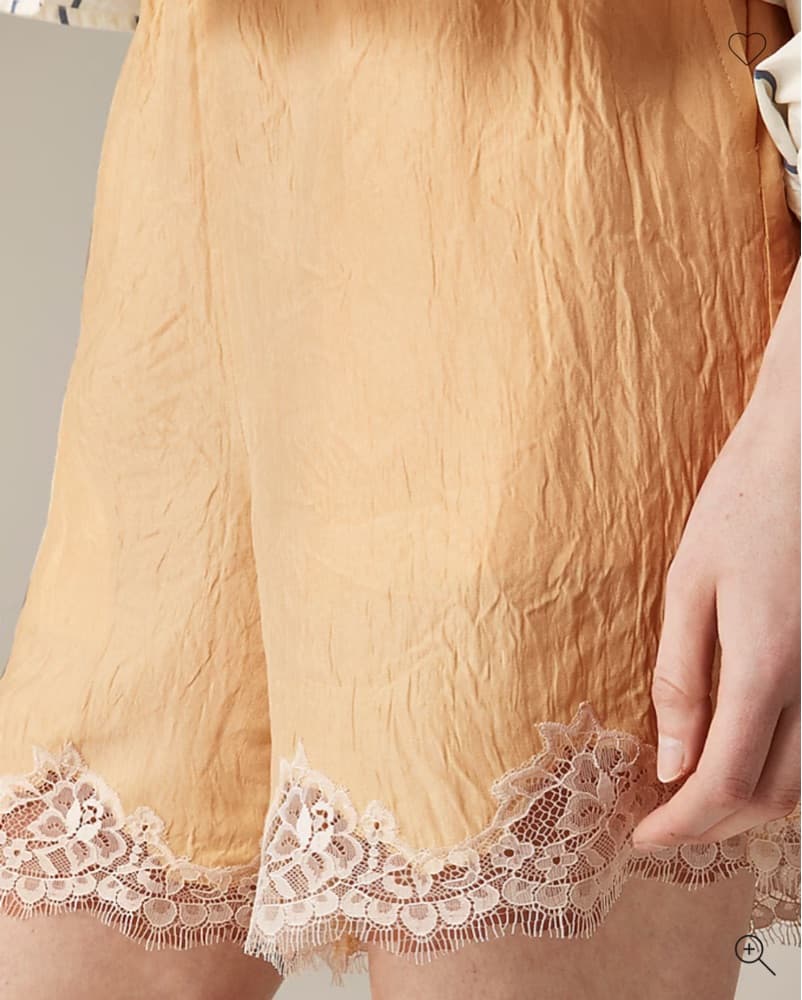 J crew Peach Silk Shorts - Image 3