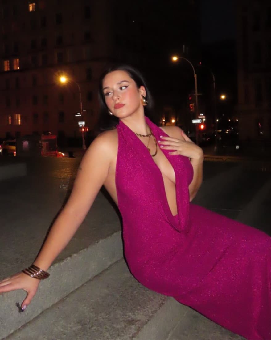 Sparkle Plung dress - Image 3