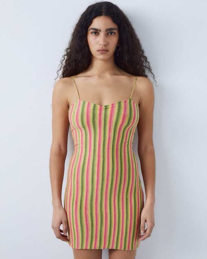 Gimaguas Striped Mini Dress - Image 1