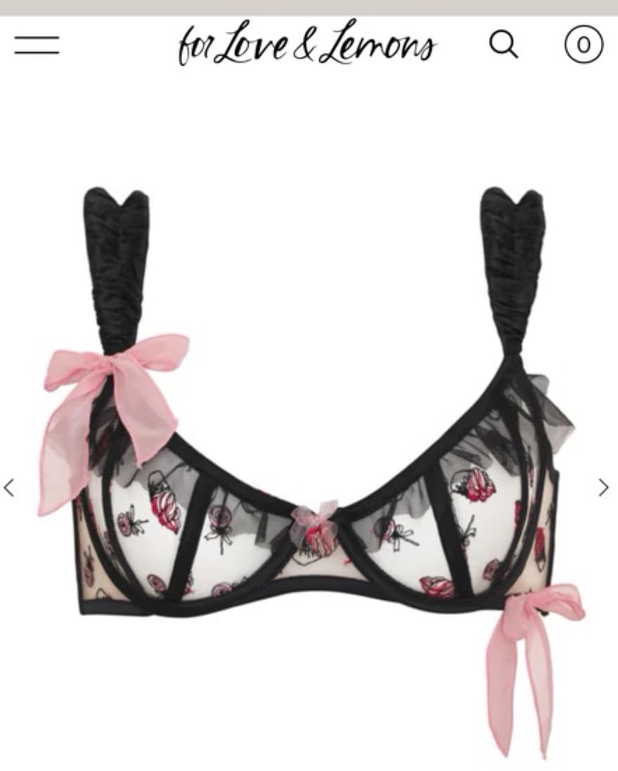 Rosie Bow Underwire Bra - Image 2