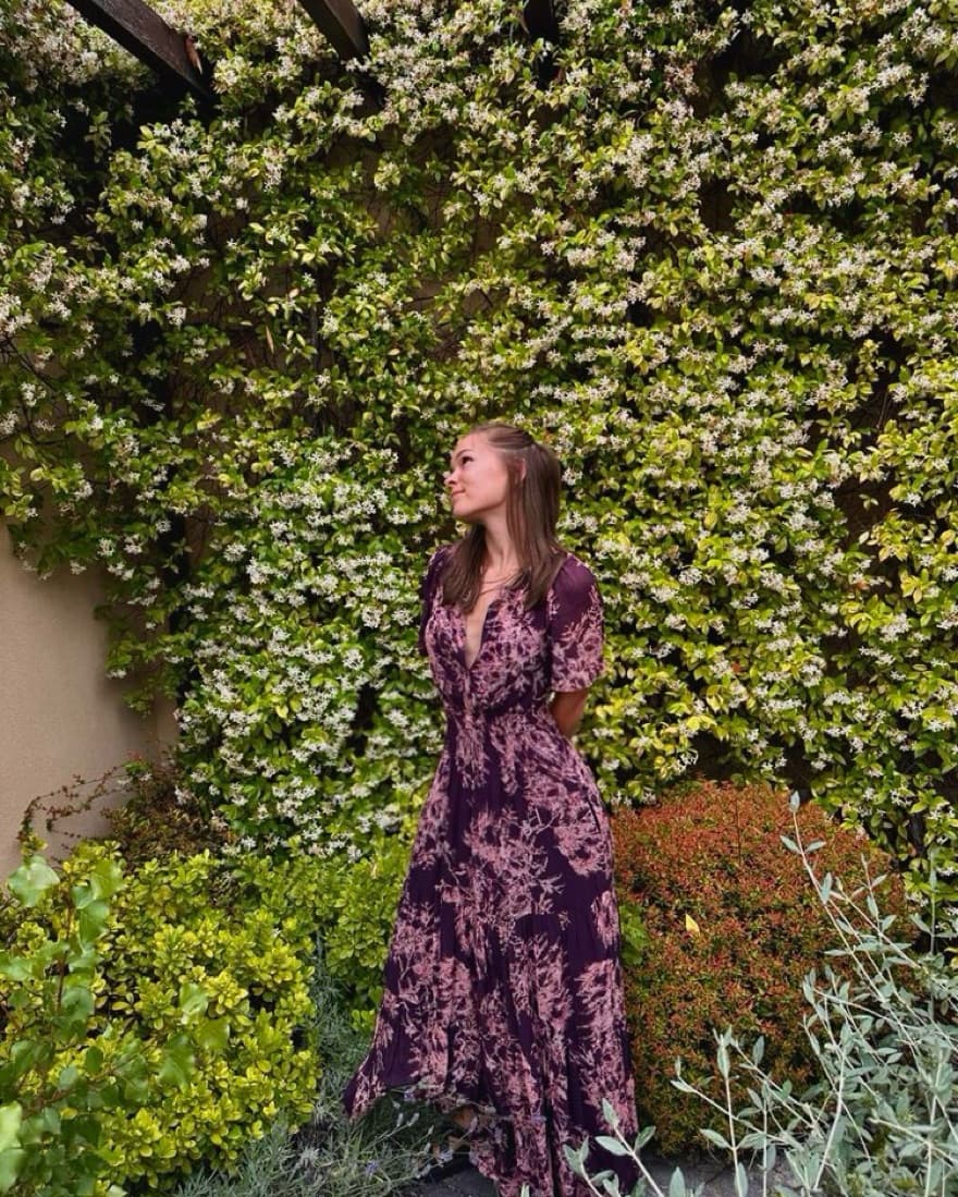 Floral Flowing Spring Dress - Image 1