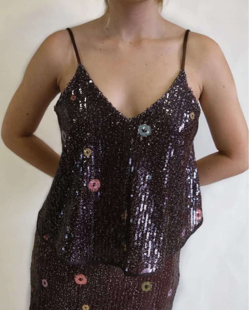 Brown Sequin Set - Image 3
