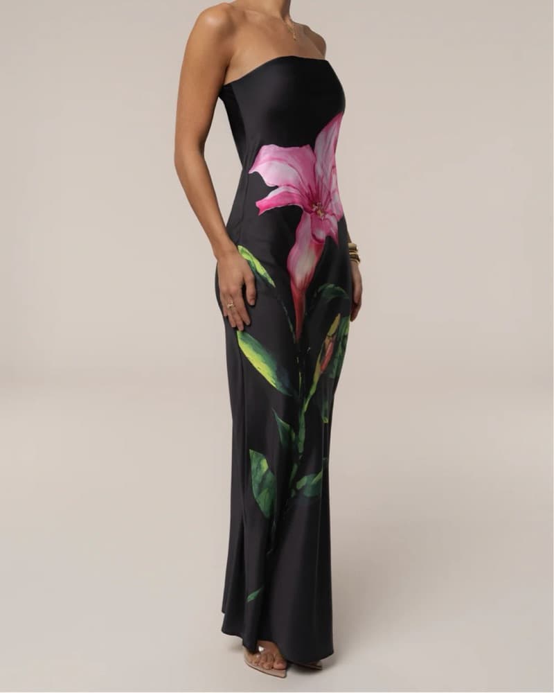 Vibrant Floral Maxi Dress - Image 4