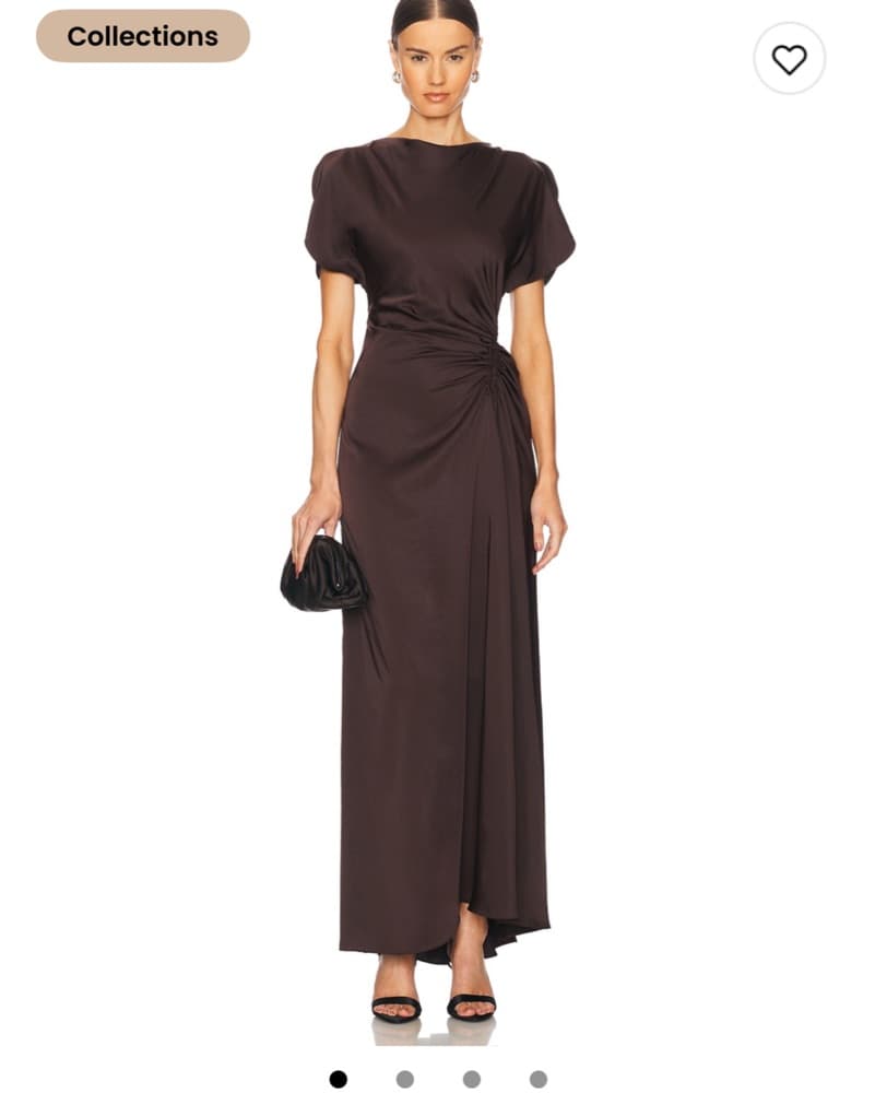 A.L.C Chocolate Plum Gown - Image 1