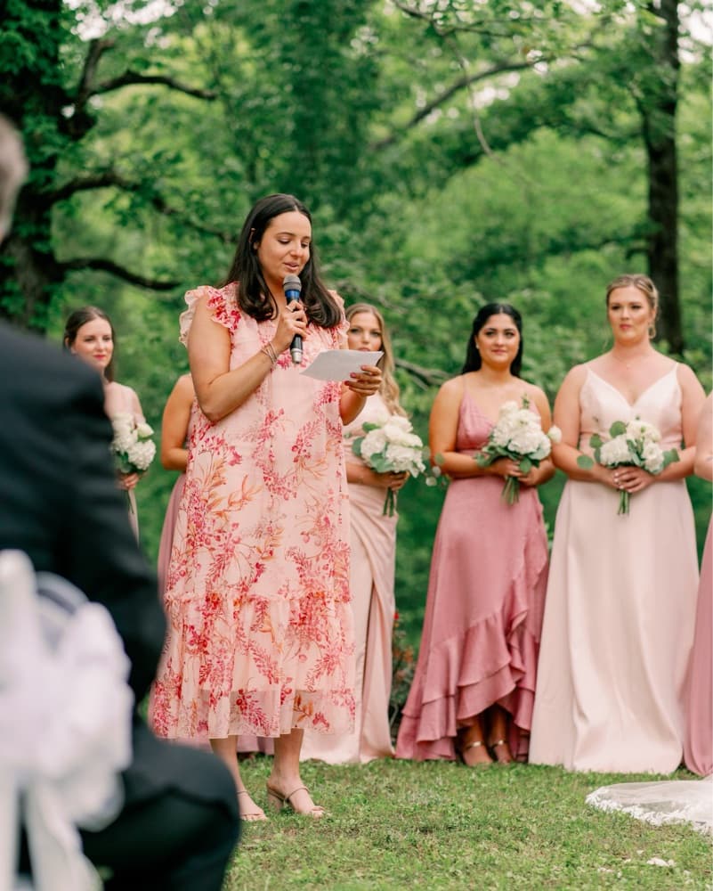 Alex Marie Pink Floral Dress - Image 2