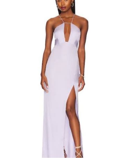 L’academie Satin Lavender Gown L - Image 1