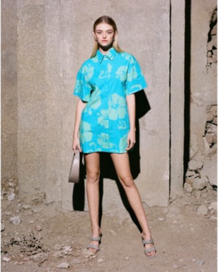 STAUD SHIRT DRESS - Image 1