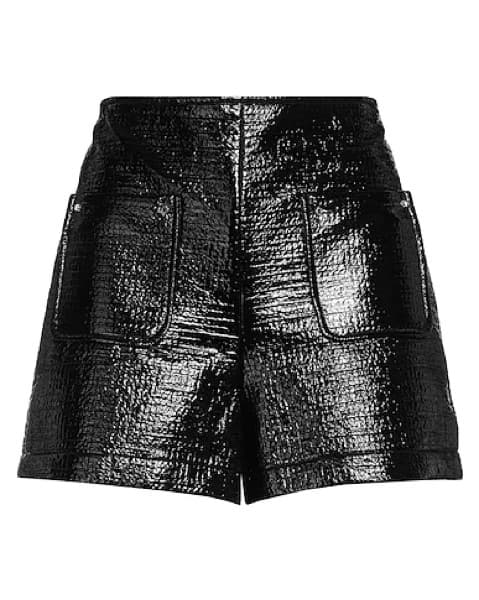 Maje patent faux leather shorts - Image 1