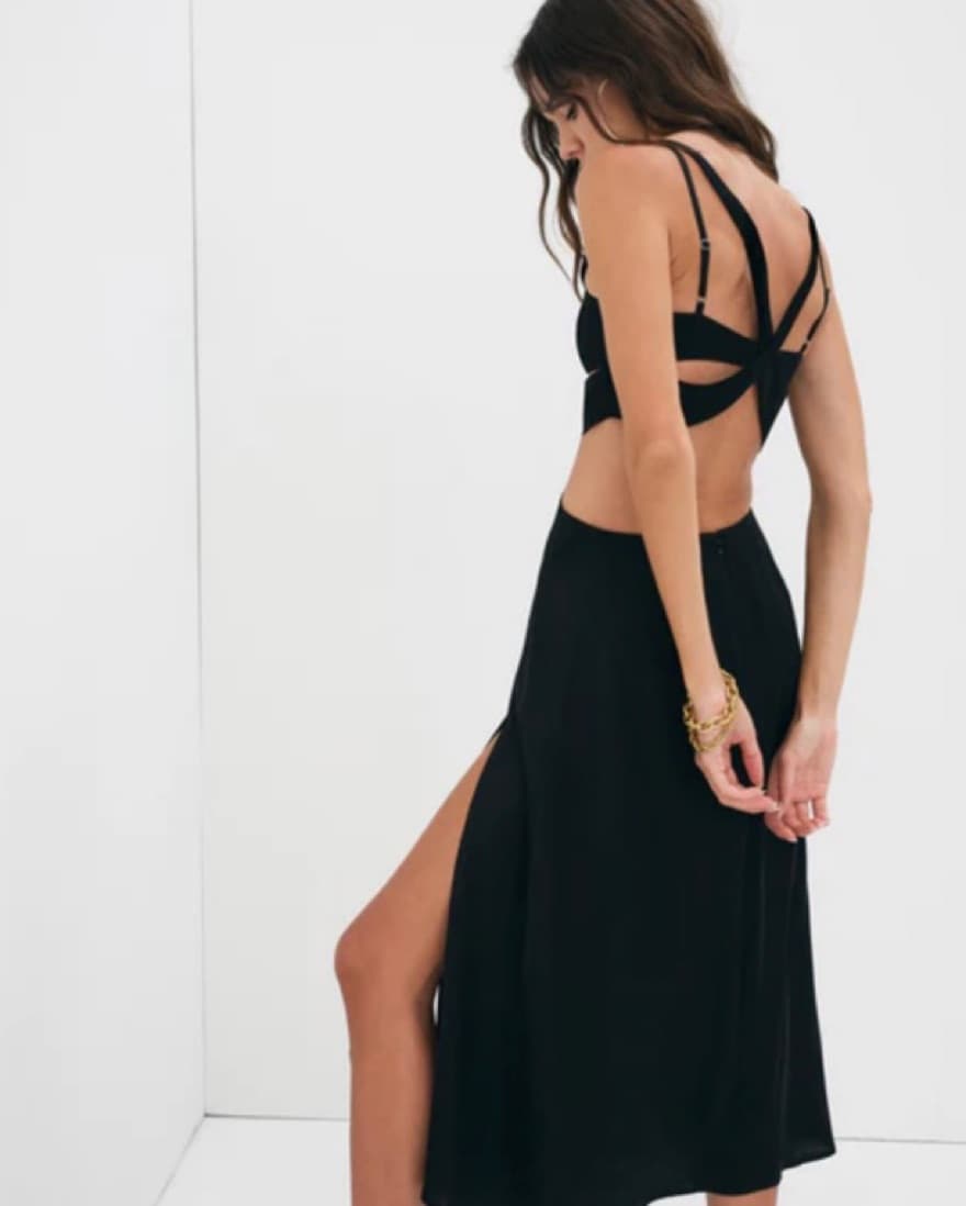For Love & Lemons Yori Midi Dress - Image 5