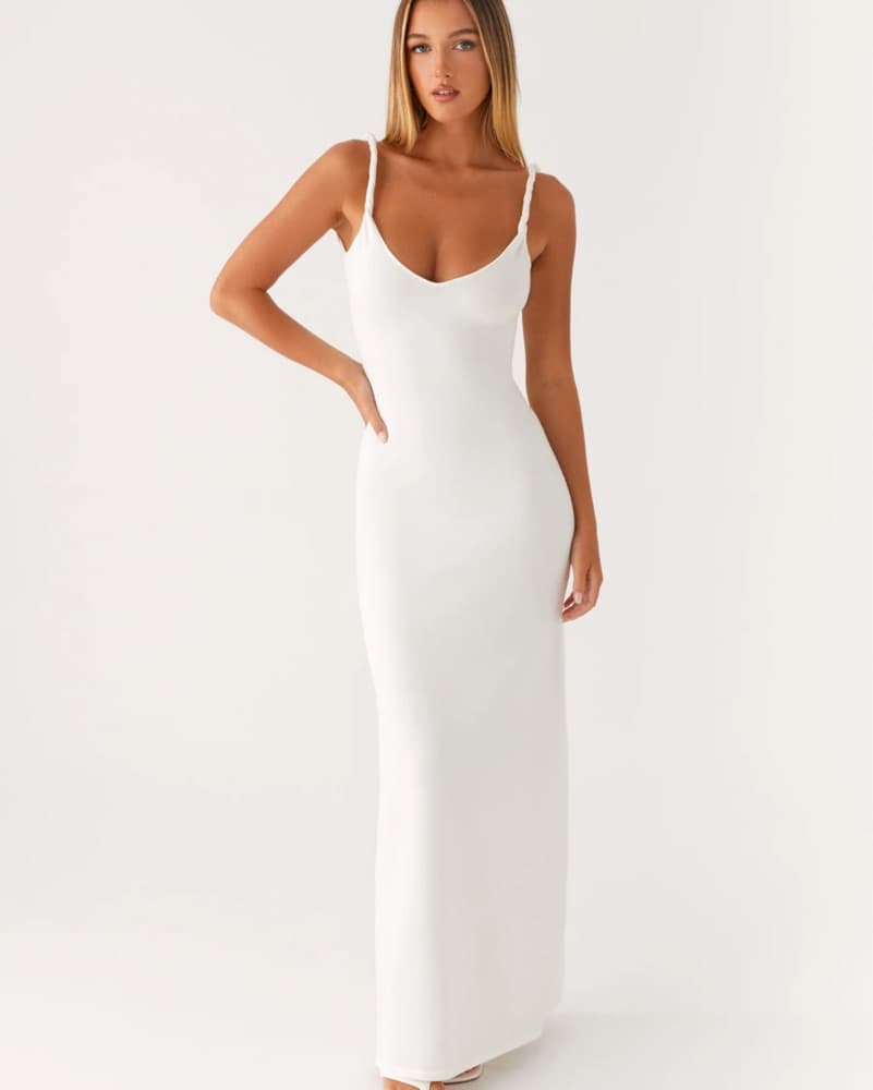 White Pepper Mayo Long Dress - Image 1