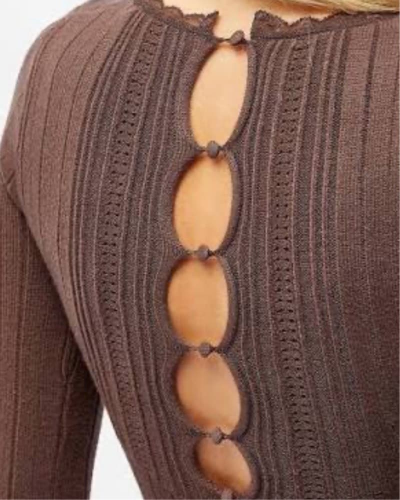 Danielle Guzio Dainty Mini Knit Dress  - Image 3