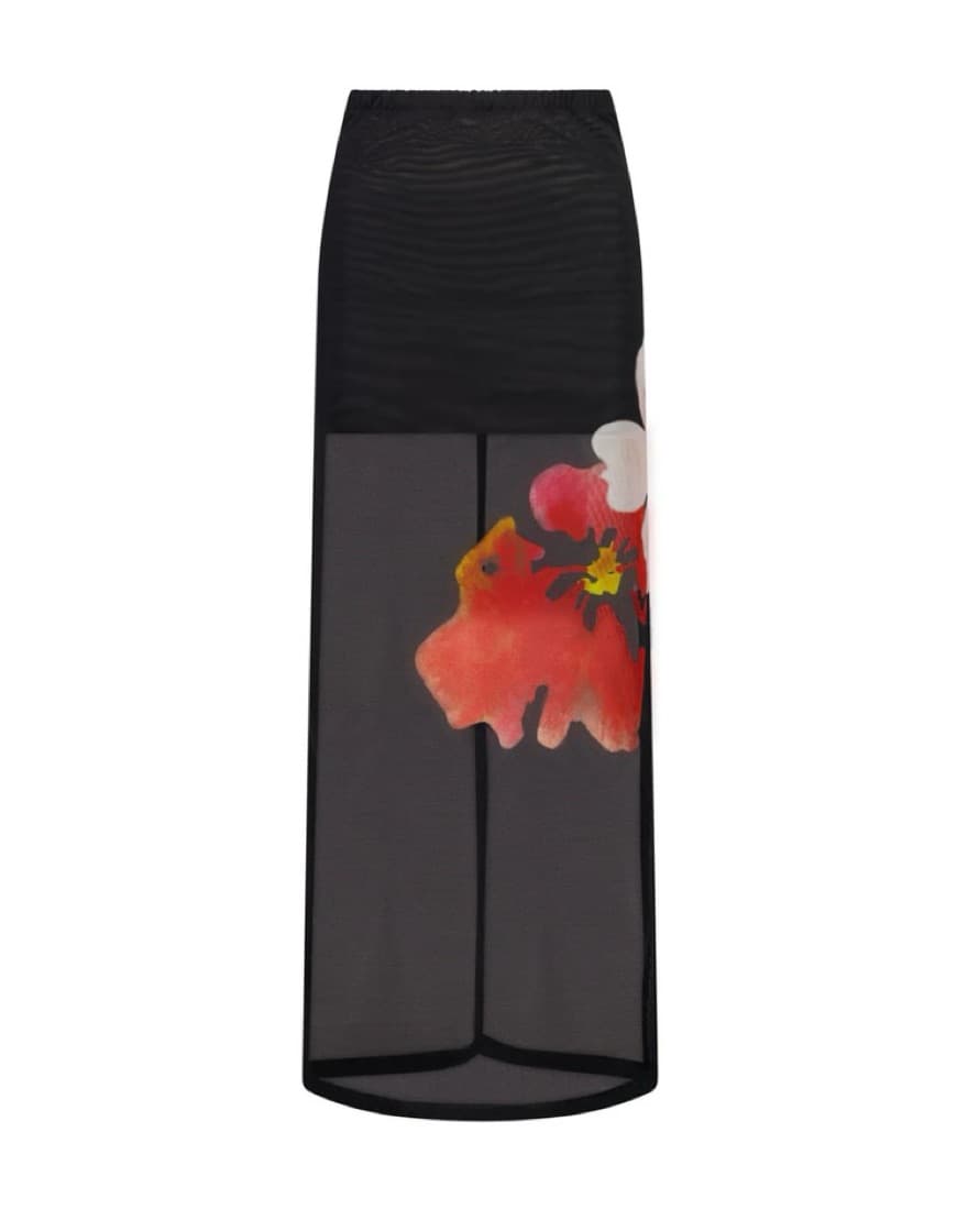 Black Floral Mesh Set - Image 6