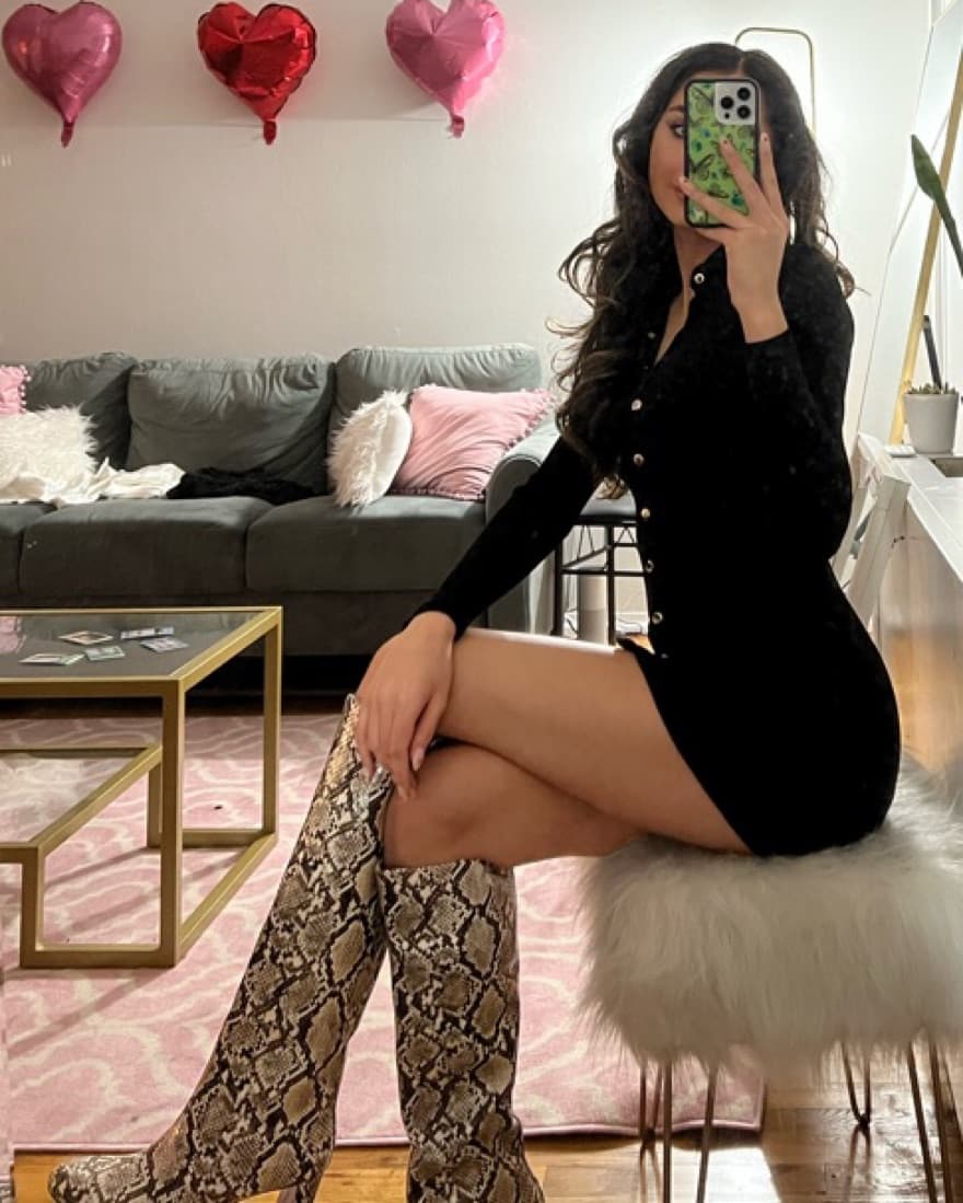Black Button Up Bodycon Dress - Image 3