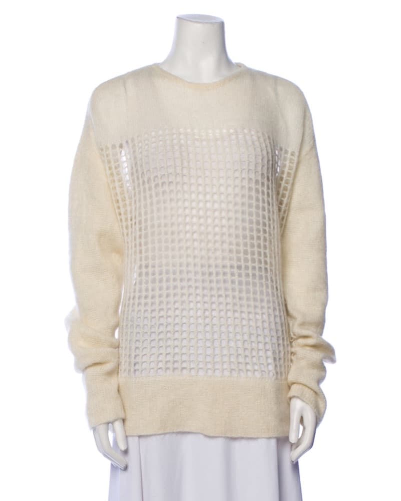 Helmut Lang Mohair Alpaca Knit Sweater - Image 2