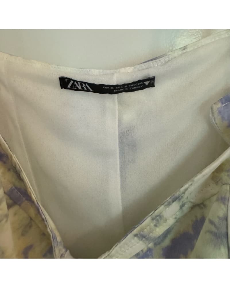 Bustier Bodysuit Tie Dye Green/Purple - Image 3