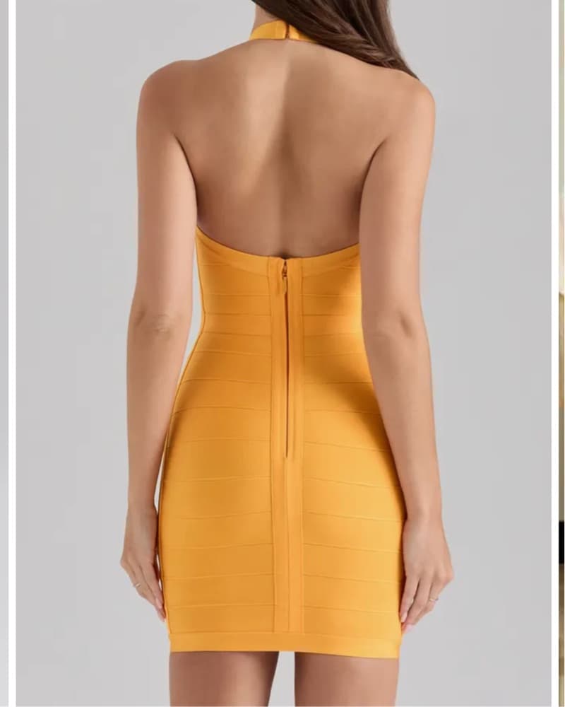 House of CB Halter Bandage Dress - Image 3