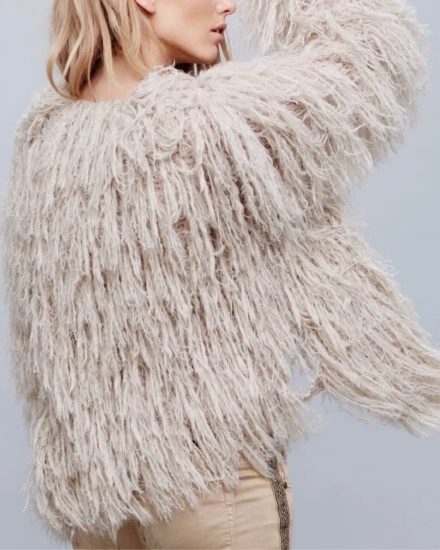 Free People Reliable Shaggy Jacket - Image 2