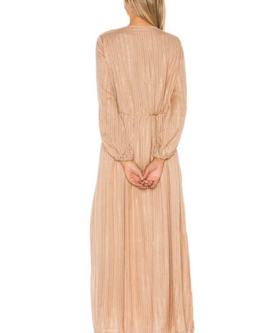 Sundress Chicago Long Dress in Roma Cafe - Image 3