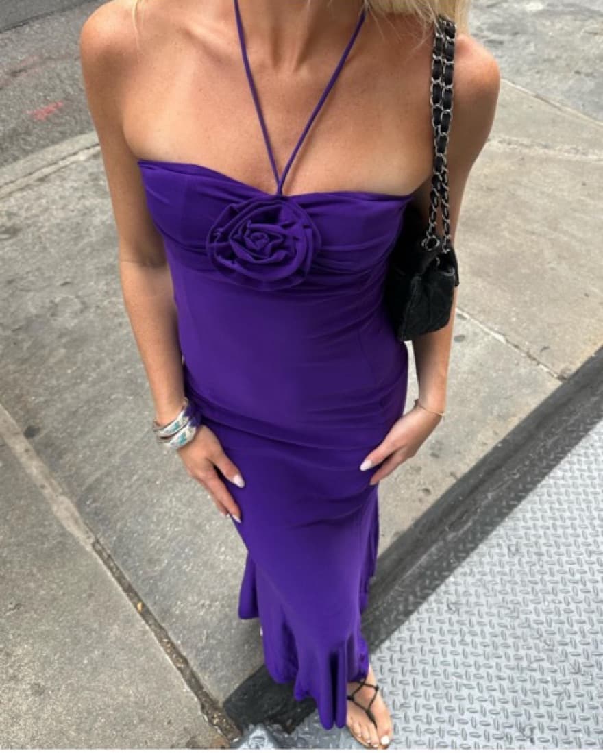 Purple Maxi Dress  - Image 1