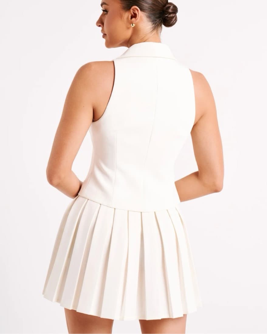 meshki mura matching set white  - Image 2