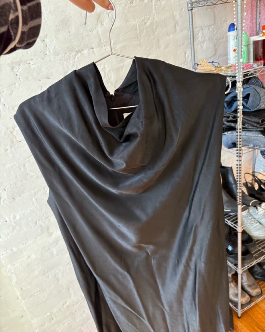 Elegant Black Maxi Dress by Jil Sander - Image 5