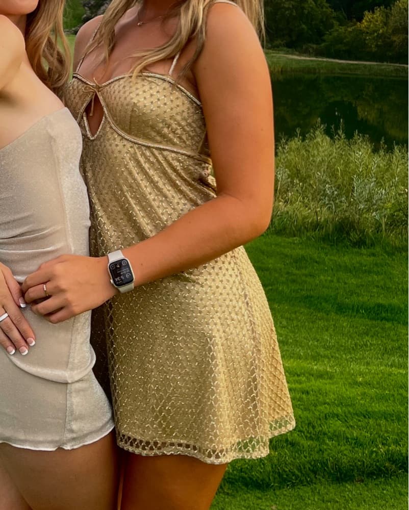 For Love And Lemons Gold Dress  - Image 2