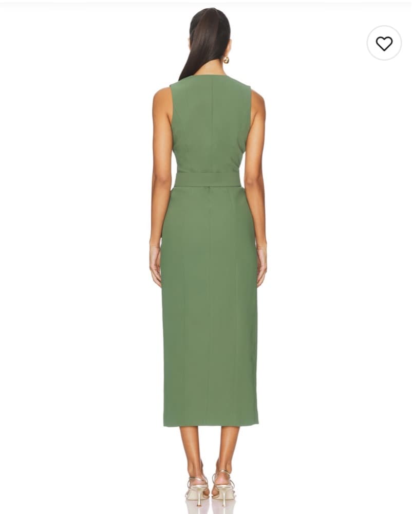 X REVOLVE Sonata Dress In Fern - Image 3